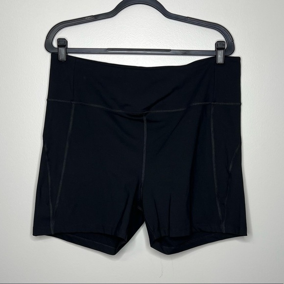 girlfriend collective Pants - NWT GIRLFRIEND COLLECTIVE High Rise Bike Shorts Black 4XL